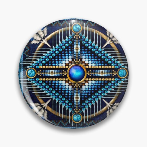 Item preview, Native American Pattern Blue designed and sold by chanchan79.