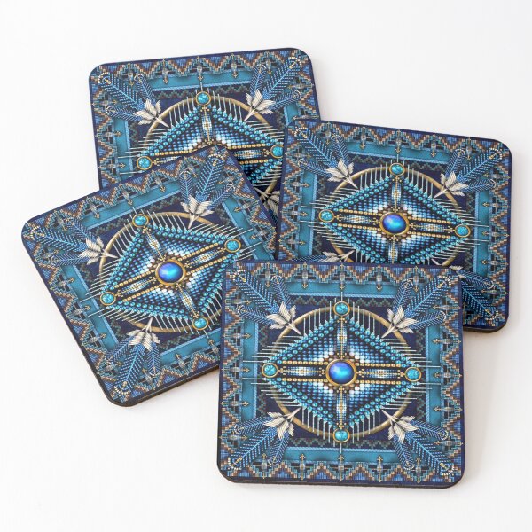 Item preview, Native American Pattern Blue designed and sold by chanchan79.