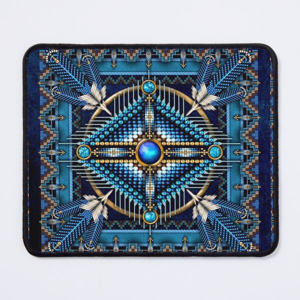 Item preview, Native American Pattern Blue designed and sold by chanchan79.
