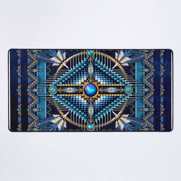 Item preview, Native American Pattern Blue designed and sold by chanchan79.