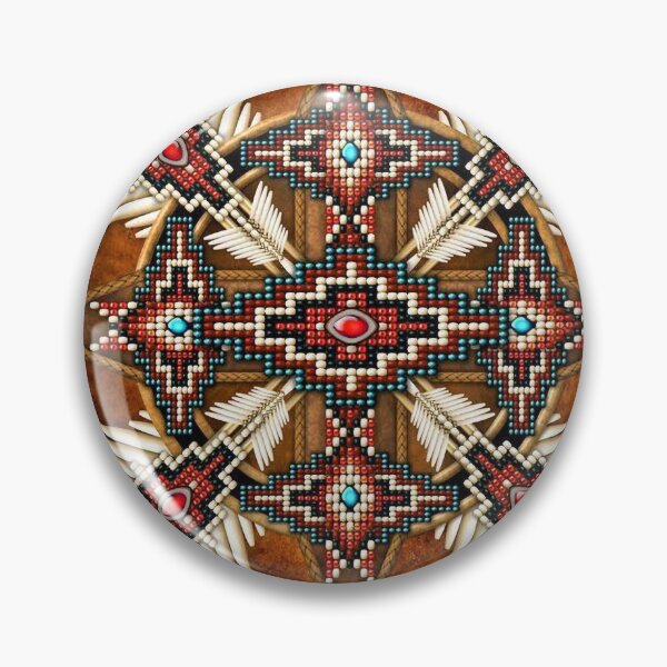 Item preview, Native American Bead Cross Mandala designed and sold by chanchan79.