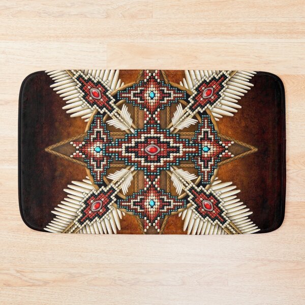 Item preview, Native American Bead Cross Mandala designed and sold by chanchan79.