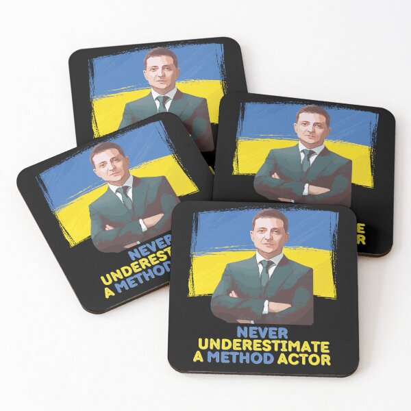 Item preview, Ukrainian President Zelensky Never Underestimate a Method Actor designed and sold by Wearablepsa.