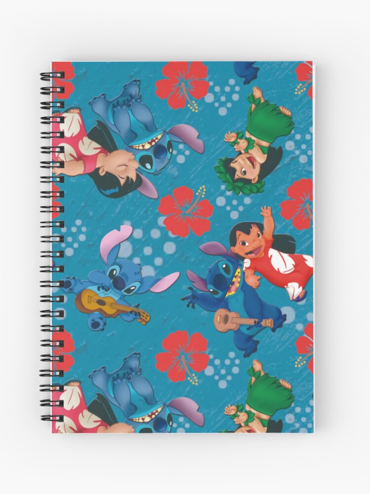 Cahier à spirale for Sale avec l'œuvre « Lilo et Stitch Ohana » de