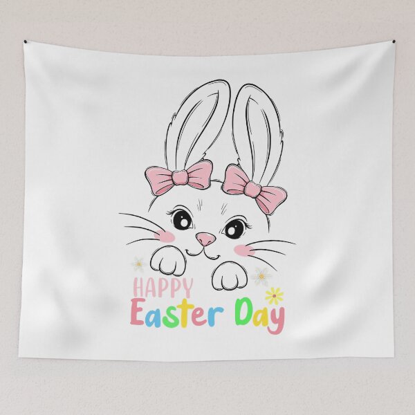Item preview, Happy Easter Day Cute Bunny Face Rabbit Bow tie designed and sold by ericrichard059.