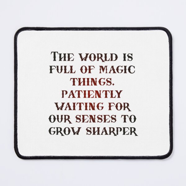 Item preview, THE WORLD IF FULL OF MAGIC COOL COMFY TRENDY QUOTE LOVE WAR RED BLACK COMBO designed and sold by tylermarcelle.