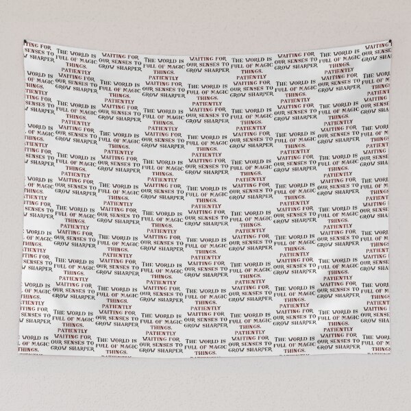 Item preview, THE WORLD IF FULL OF MAGIC COOL COMFY TRENDY QUOTE LOVE WAR RED BLACK COMBO    designed and sold by tylermarcelle.