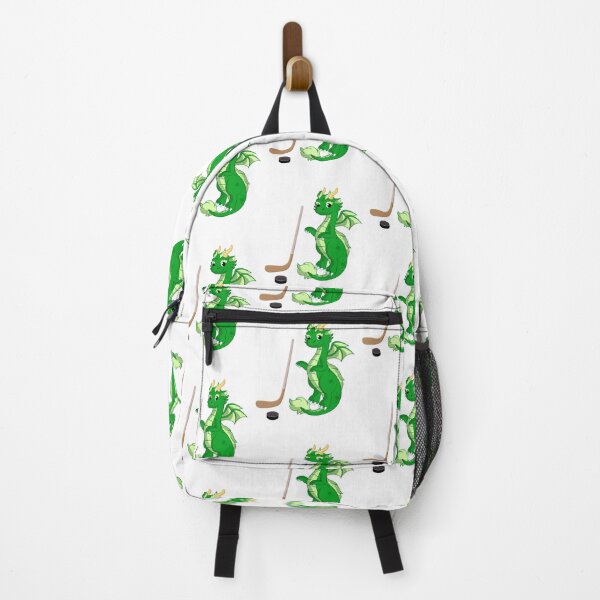 Item preview, Dragon Playing Hockey ,Funny Good Dragon Hockey Lovers Green Design designed and sold by pedrored369.