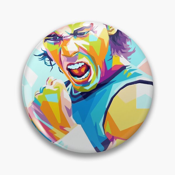 Item preview, Rafael Nadal Colorful Digital Painting designed and sold by ezdsigns.