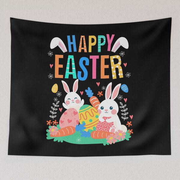 Item preview, Happy Easter Day Bunny With Eggs Easter designed and sold by ericrichard059.