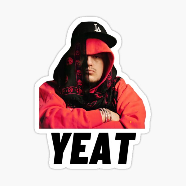 Yeat Sticker By Tylermarcelle Redbubble