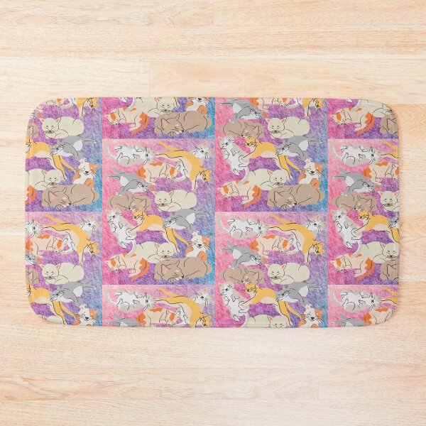 Item preview, Pile of Cats on Furry Rug designed and sold by ShoaffBallanger.