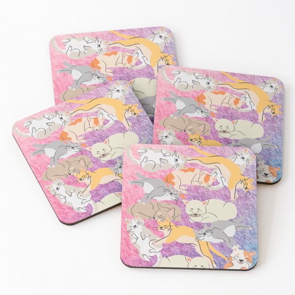 Item preview, Pile of Cats on Furry Rug designed and sold by ShoaffBallanger.