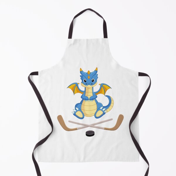 Item preview, Dragon Playing Hockey ,Funny Good Dragon Hockey Lovers Blue Design designed and sold by pedrored369.