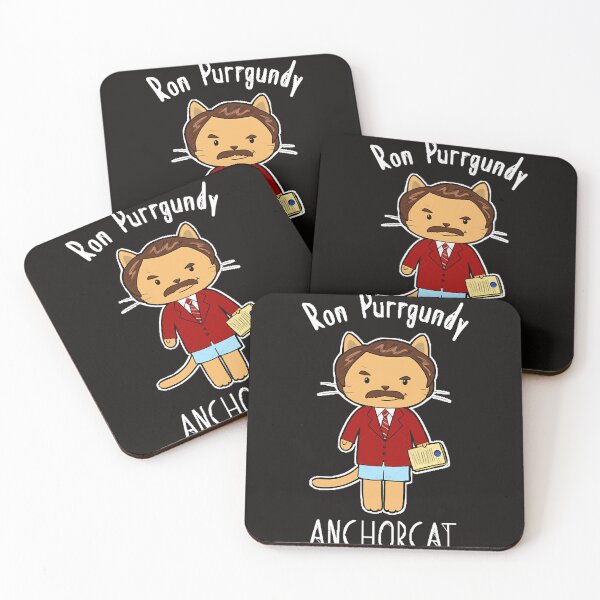 Item preview, Ron Purrgundy - Anchorcat  designed and sold by LeoJonsson.
