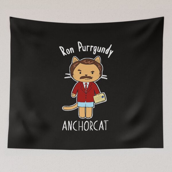 Item preview, Ron Purrgundy - Anchorcat  designed and sold by LeoJonsson.