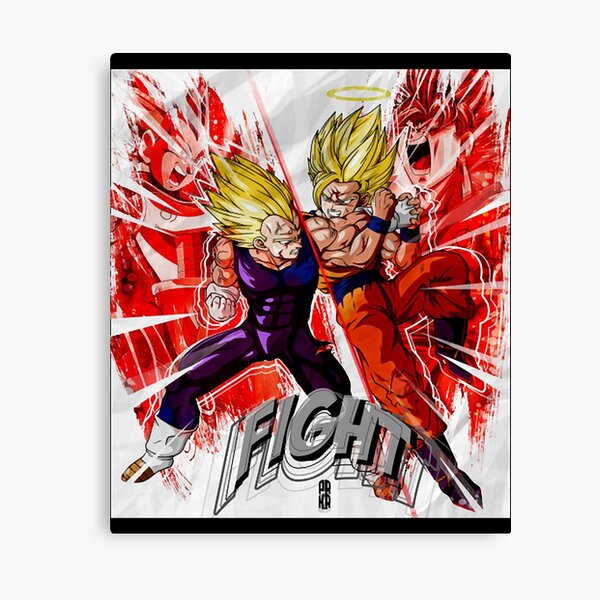 Goku vs Vegeta Kamehameha posters & Art Prints de Froze Studio