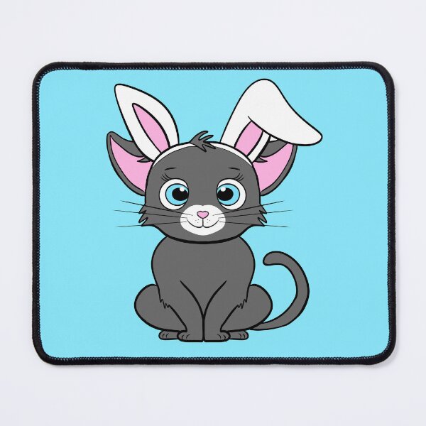 Item preview, Cat Easter Bunny Cartoon designed and sold by SparkyMae.