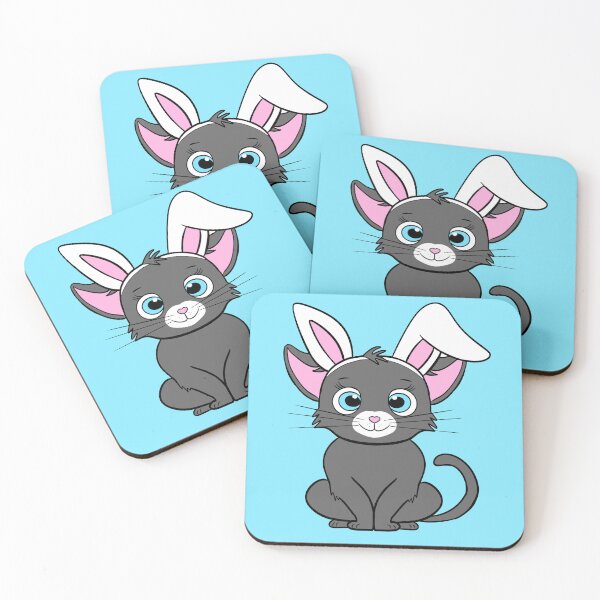 Item preview, Cat Easter Bunny Cartoon designed and sold by SparkyMae.