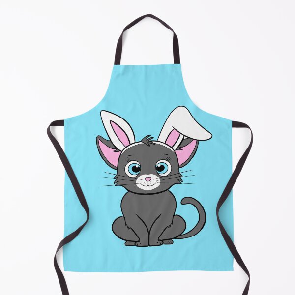 Item preview, Cat Easter Bunny Cartoon designed and sold by SparkyMae.