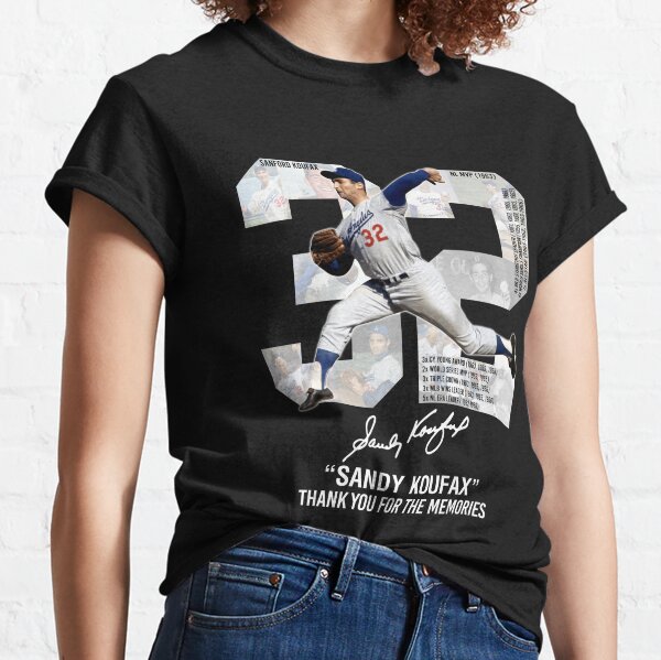 Men's Sandy Koufax Los Angeles Dodgers Midnight Mascot T-Shirt - Black