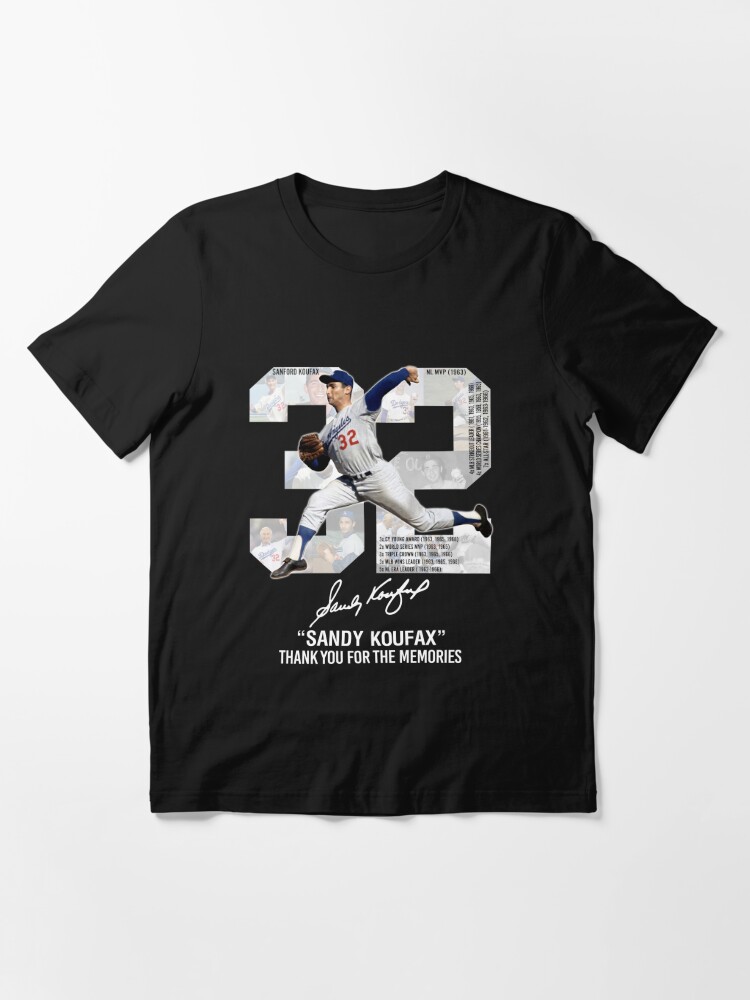 Sandy Koufax Thank You For The Memories Signature, Unisex