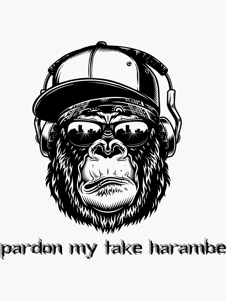 pardon my take harambe shirt