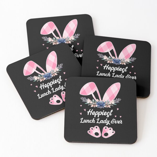 Item preview, Hoppiest Lunch Lady Ever Leopard Easter Day Bunny designed and sold by ericrichard059.