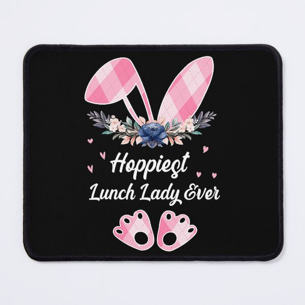Item preview, Hoppiest Lunch Lady Ever Leopard Easter Day Bunny designed and sold by ericrichard059.