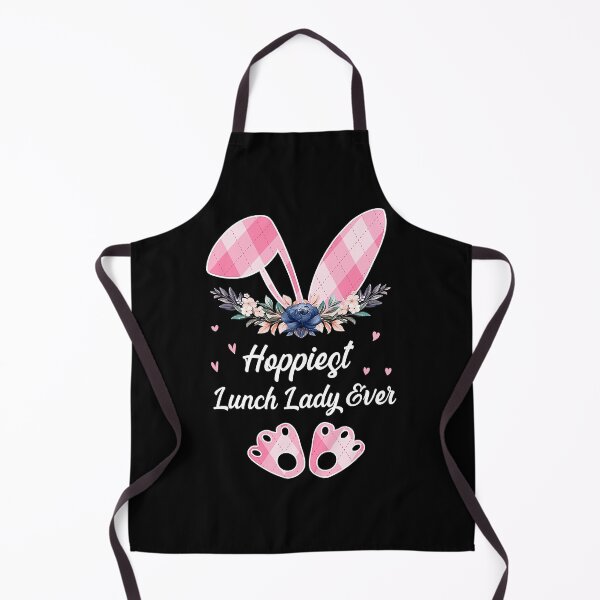 Item preview, Hoppiest Lunch Lady Ever Leopard Easter Day Bunny designed and sold by ericrichard059.