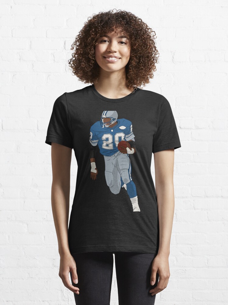 Vintage Nike Barry Sanders Shirt / Heather Grey Label Football Tee