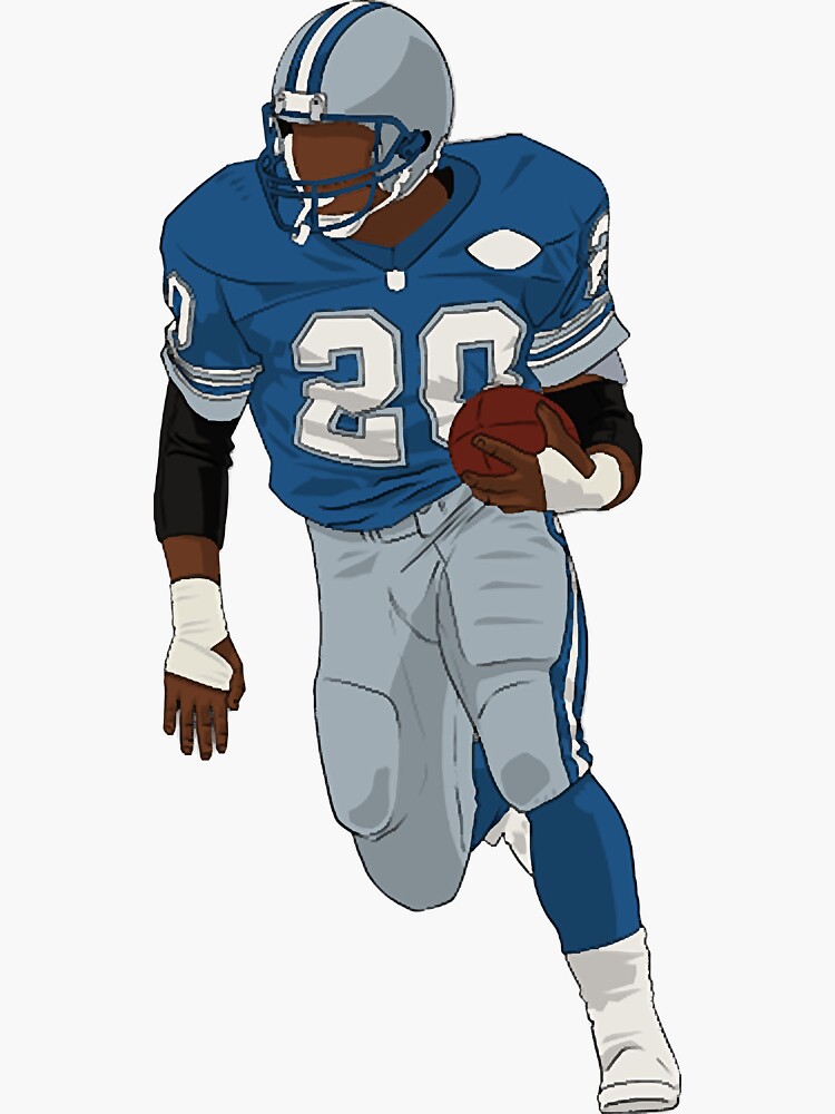 Barry Sanders | Retro Detroit Lions Running Back Design Kids T-Shirt