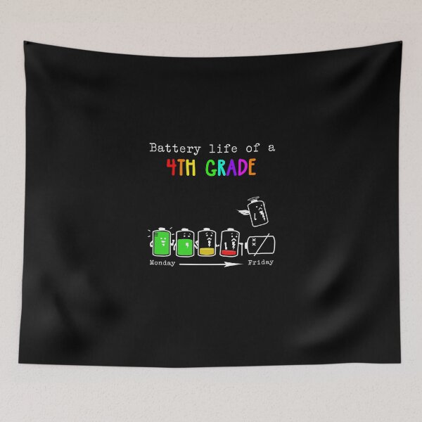 Item preview, BATTERY LIFE OF A 4TH GRADE designed and sold by Anderson456.