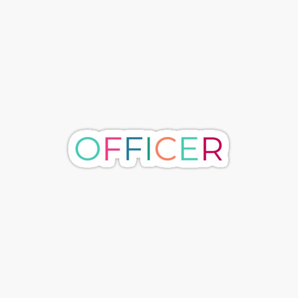 Officer Sticker