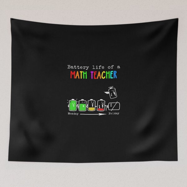Item preview, BATTERY LIFE OF A MATH TEACHER designed and sold by Anderson456.