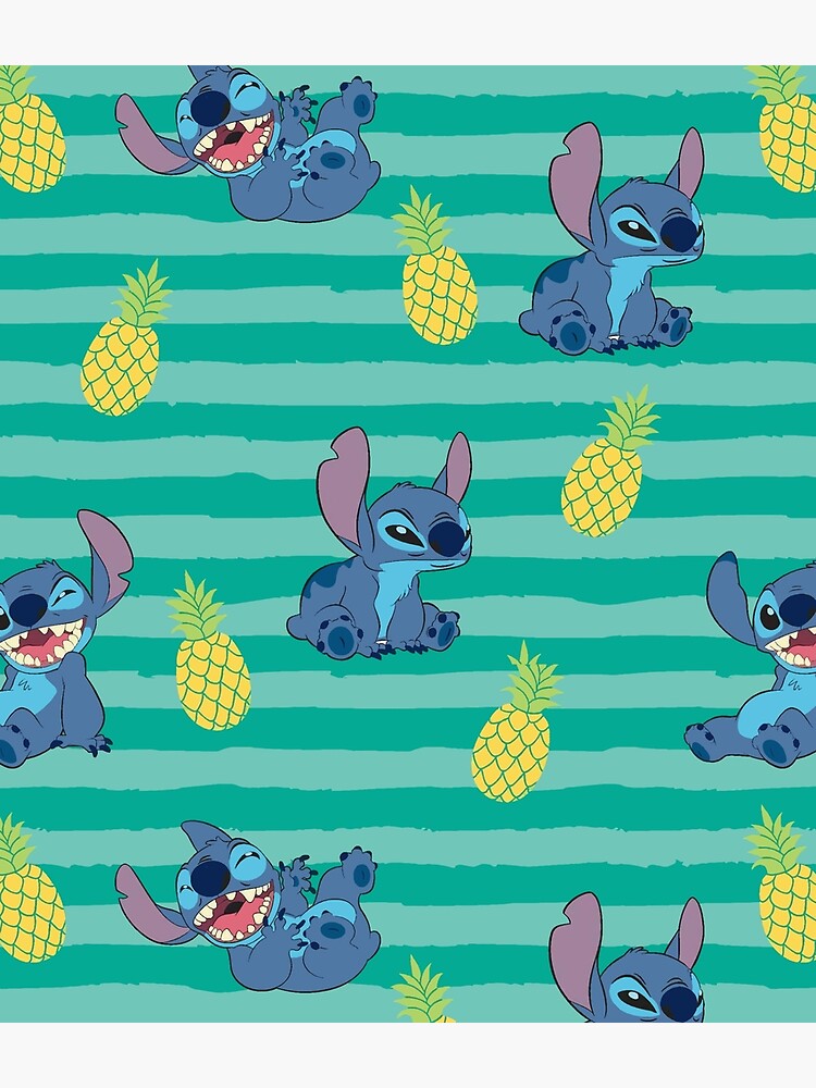 Disover Lilo and Stitch Stripes and Pineapples Backpack