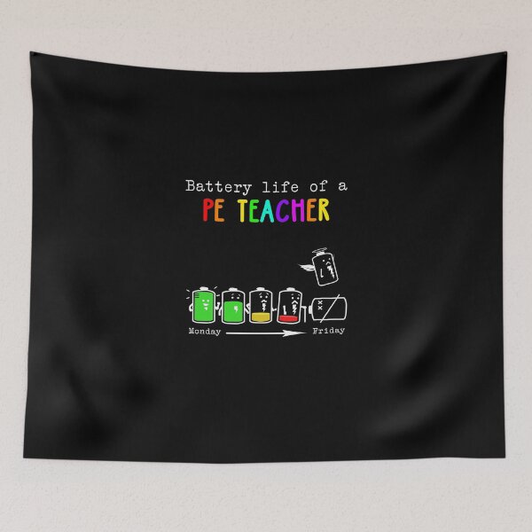 Item preview, BATTERY LIFE OF A PE TEACHER designed and sold by Anderson456.