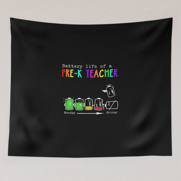Item preview, BATTERY LIFE OF A pre-k teacher designed and sold by Anderson456.