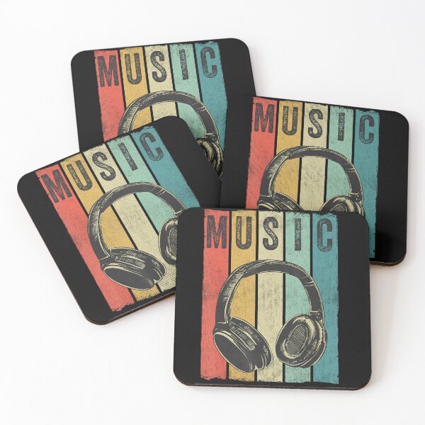 Item preview, Electronic Music Vintage Headphones designed and sold by DesignUSArt.