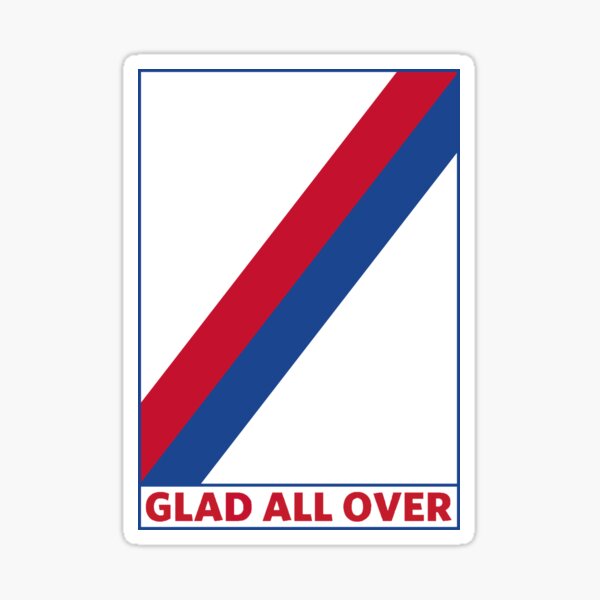 Item preview, Glad All Over Minimal Sash designed and sold by BradPCPFC.