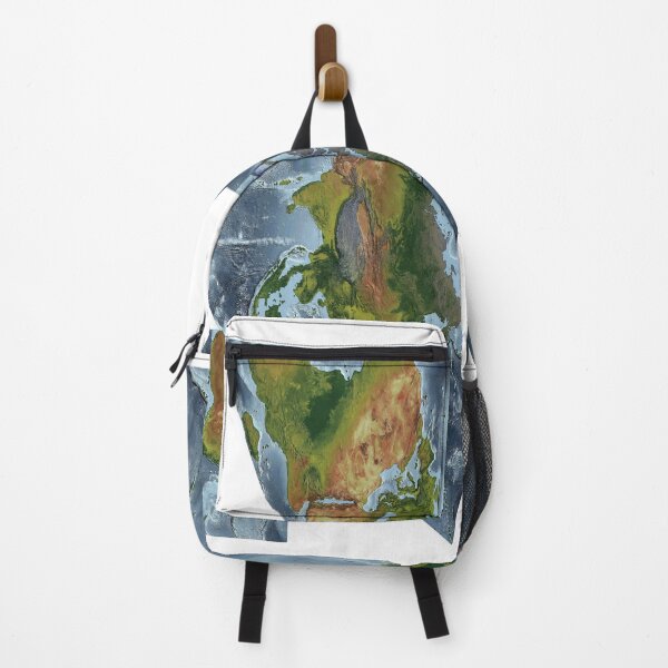 Item preview, Fuller projection - World Map showing land and oceans designed and sold by ThinkAboutMaps.