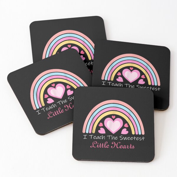 Item preview, I Teach The Sweetest Hearts Rainbow Teacher Valentines Day  designed and sold by amyadt77.