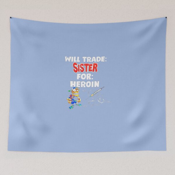 Item preview, WILL TRADE SISTER FOR HEROIN Classic T-Shirt designed and sold by LarsBochmann.