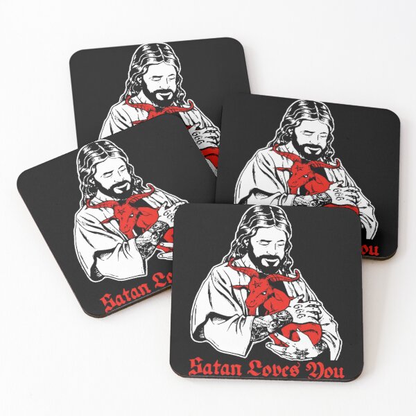 Item preview, Satan Loves You and Jesus Know it Baphomet designed and sold by MoseCalaxiu.