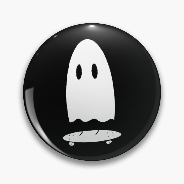 Item preview, Skater Ghost (Black) Sticker designed and sold by batesyadi3.