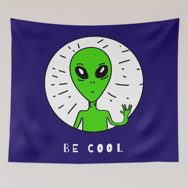 Artikelvorschau, Alien, sei cool entworfen und verkauft von MiliTuti.