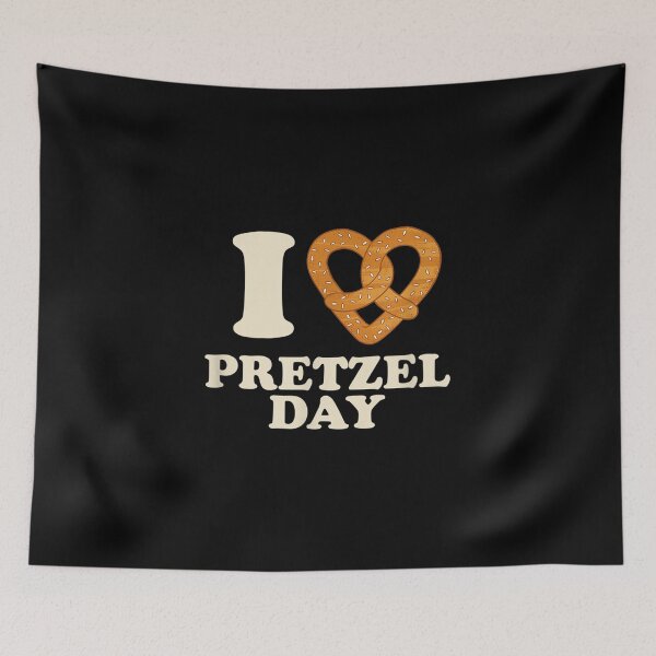 Item preview, I Love Pretzel Day Pretzel Celebration  designed and sold by amyadt77.