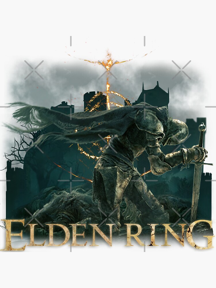 quot Elden Ring Logo Video Game quot Sticker by GYUSRF Redbubble