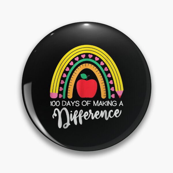 Item preview, 100 Days Of Making A Difference 100th Day Of School Teacher  designed and sold by amyadt77.
