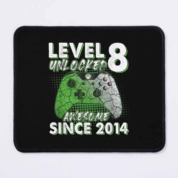 Item preview, Level 8 Unlocked Awesome 2014 Video Game 8th Birthday Gift designed and sold by amyadt77.